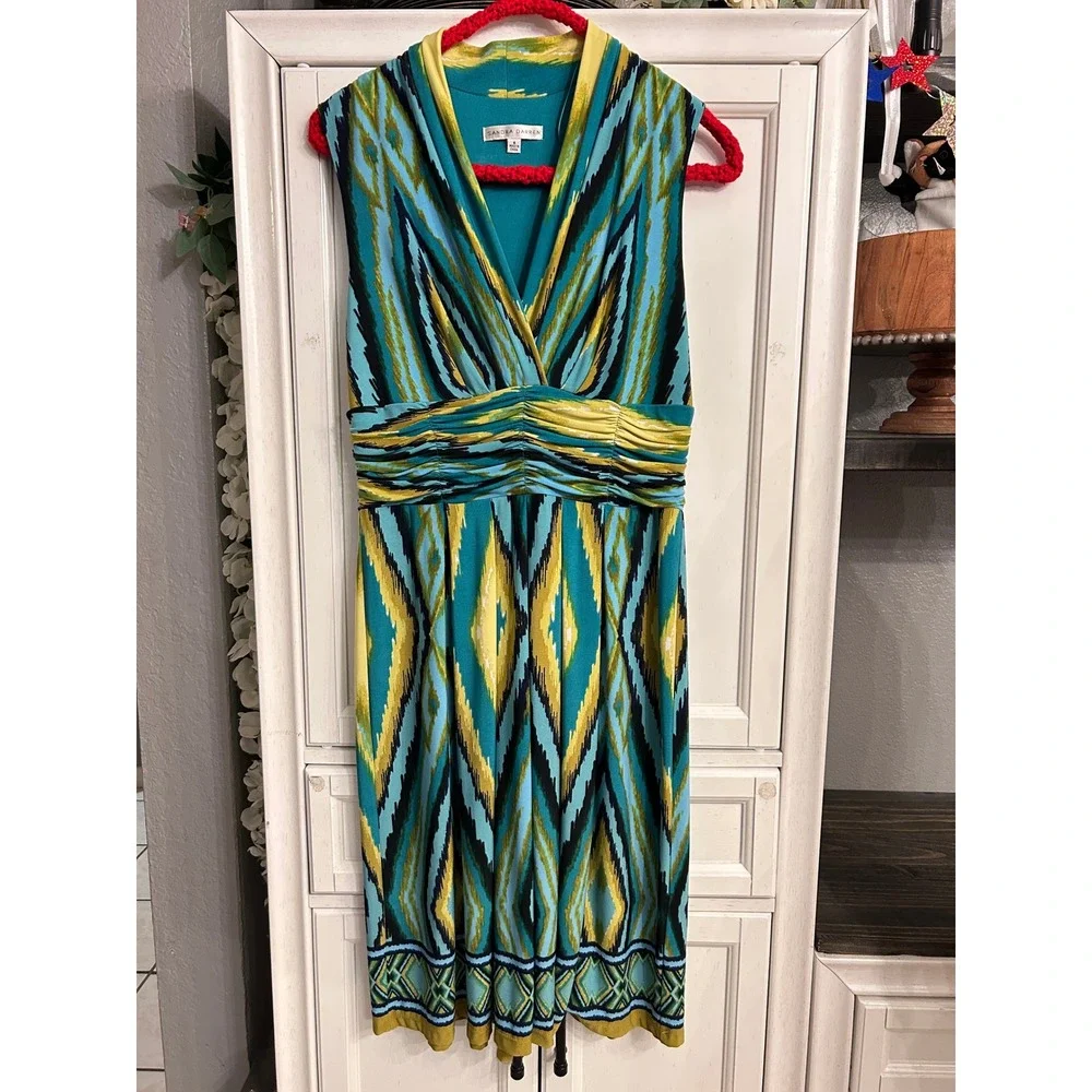 Classy Business Casual Office Attire Sleeveless Dress 6 Summer Spring Stretchy